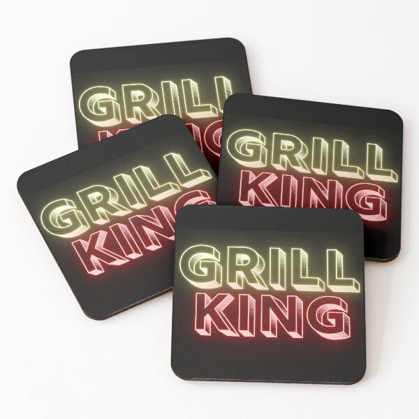 Item preview, Grill King – Bold Father's Day BBQ Design for the Ultimate Grill Master designed and sold by Ela-graphicwiz.