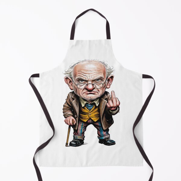 Item preview, Old Man Middle Finger designed and sold by Angry Swan Designs.
