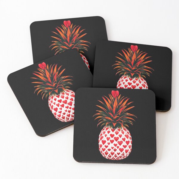Item preview, Pineapple With Heart Patterns designed and sold by Aise06.