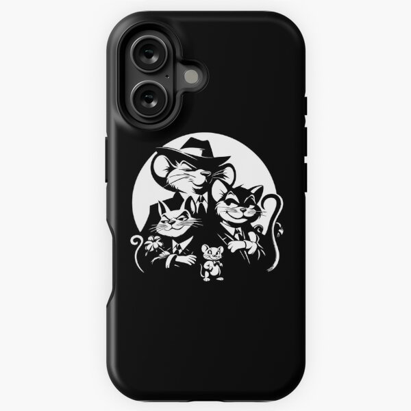Item preview, Funny mafia design with cartoon cats and mice designed and sold by RetroMaritalArt.