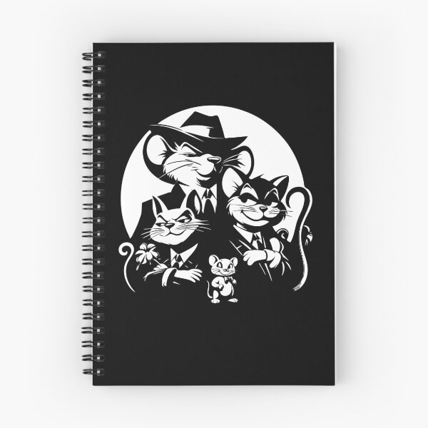 Item preview, Funny mafia design with cartoon cats and mice designed and sold by RetroMaritalArt.