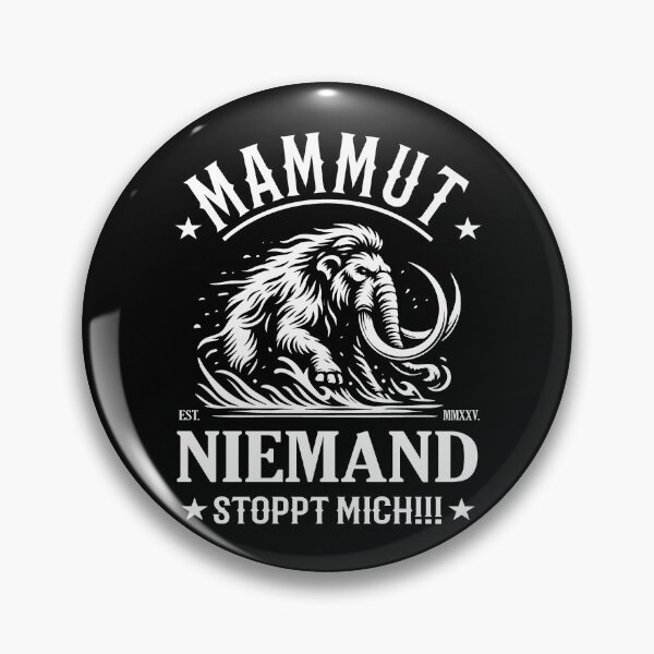 Item preview, Mammoth, Nobody Stops Me Design designed and sold by RetroMaritalArt.