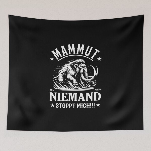 Item preview, Mammoth, Nobody Stops Me Design designed and sold by RetroMaritalArt.