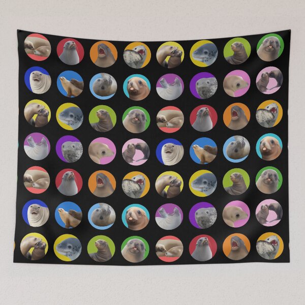Item preview, Pinniped pack - NZ Sea Lion, Fur Seal, Leopard Seal, and Elephant Seal designed and sold by GivernyKate.
