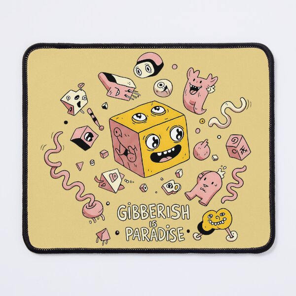 Item preview, Gibberish Is Paradise Surreal Abstract World designed and sold by SurrealArtSzysz.