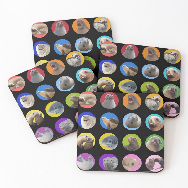 Item preview, Pinniped pack - NZ Sea Lion, Fur Seal, Leopard Seal, and Elephant Seal designed and sold by GivernyKate.