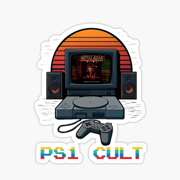 Vista previa del artículo con la obra «Mgs de culto de PS1», diseñado y vendido por KyomArt.