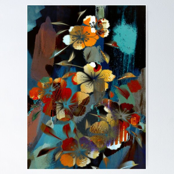 Item preview, Flower Dream von Jenny Meehan designed and sold by Jenny Meehan Home Decor/Surface Patterns for Interior Design.