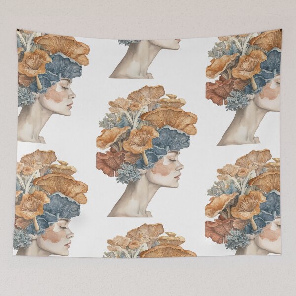 Item preview, Vintage Mycology Lady designed and sold by bapupa.