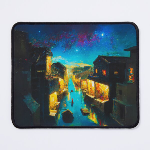 Item preview, The Starry Night of waterside ancient town designed and sold by MerryCrown.