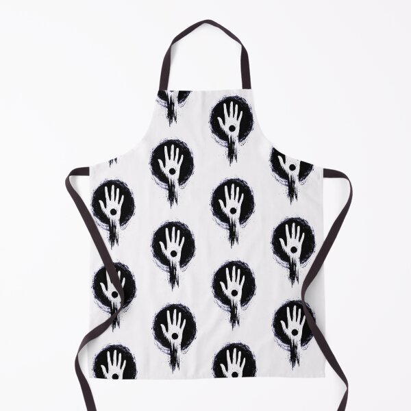 Item preview, Grunge Handprint in Black Circle with Haunting Energy designed and sold by Taans-Creation.