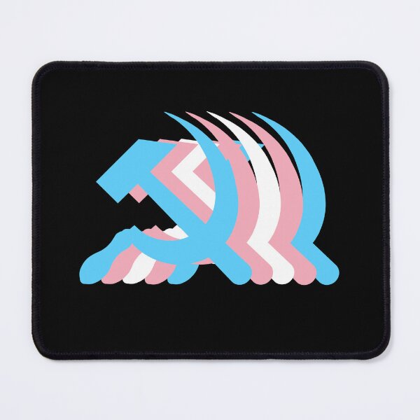 Item preview, Trans Flag Communist Hammer And Sickle designed and sold by RockFireMerch.