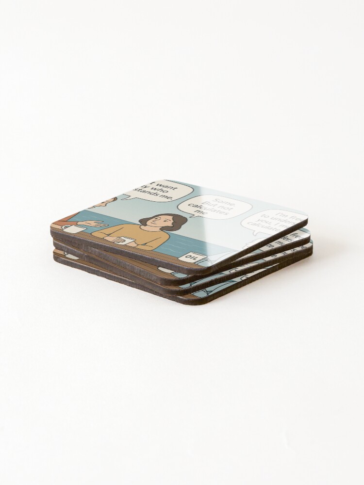 Thumbnail 4 of 5, Coasters (Set of 4), Calculated Understanding designed and sold by LOGOSINTERIUM.