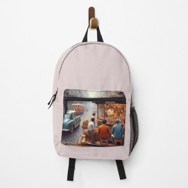 Item preview, Classic 1970s Kolkata – AI-Powered Colorful Roadside Café Scene for City Lovers, Travelers, and Vintage Enthusiasts designed and sold by knalpot-design.