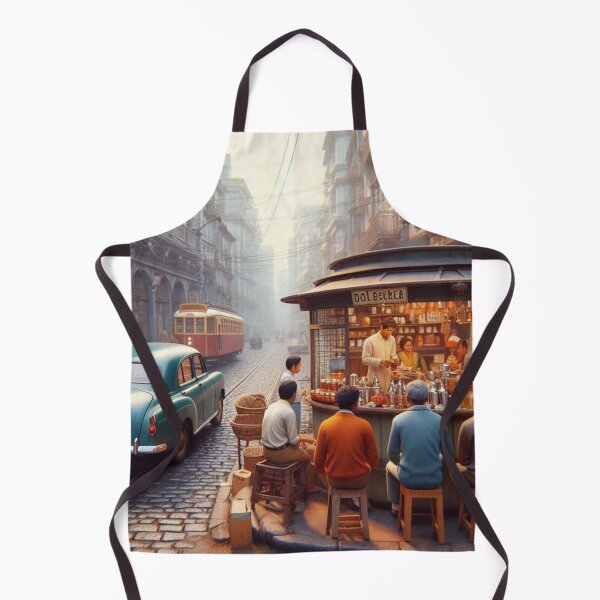 Item preview, Classic 1970s Kolkata – AI-Powered Colorful Roadside Café Scene for City Lovers, Travelers, and Vintage Enthusiasts designed and sold by knalpot-design.