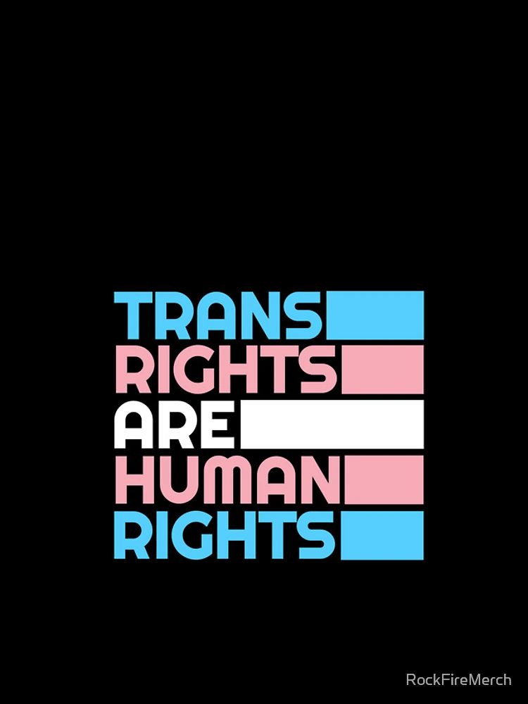 Thumbnail 4 of 4, iPhone Case, Trans Rights Are Human Rights designed and sold by RockFireMerch.