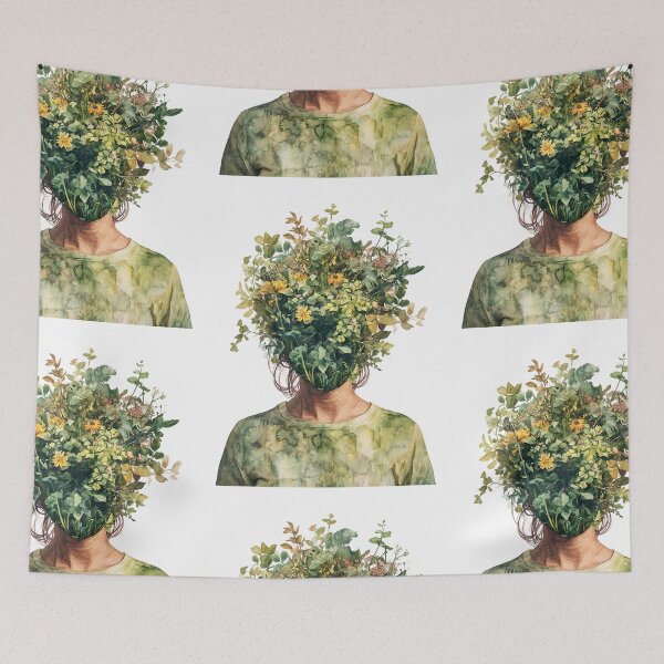 Item preview, Botanical Plant Addict Lady designed and sold by bapupa.