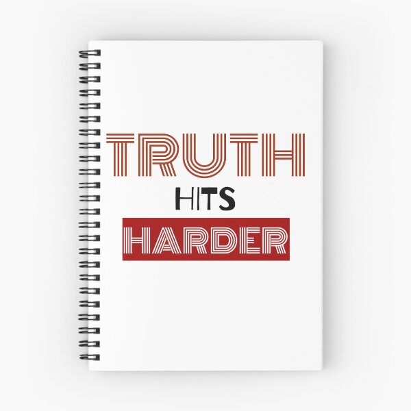 Item preview, Truth Hits Harder – Bold Statement  designed and sold by LovelY PrintS.