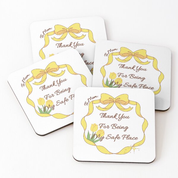Item preview, To Mom: Thank You for Being My Safe Place - Yellow Tulip Ribbon designed and sold by ZerotwoStudio.