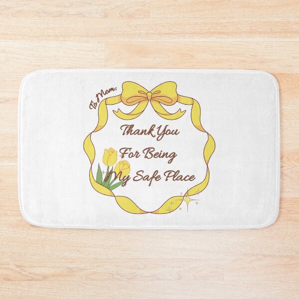 Item preview, To Mom: Thank You for Being My Safe Place - Yellow Tulip Ribbon designed and sold by ZerotwoStudio.