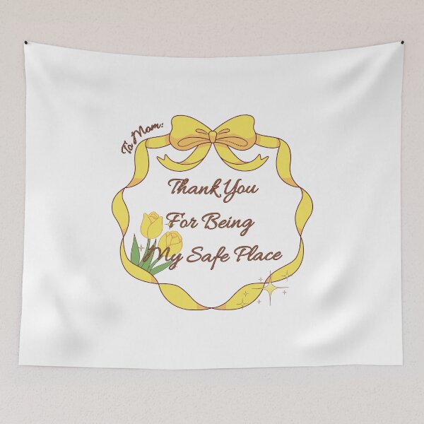 Item preview, To Mom: Thank You for Being My Safe Place - Yellow Tulip Ribbon designed and sold by ZerotwoStudio.
