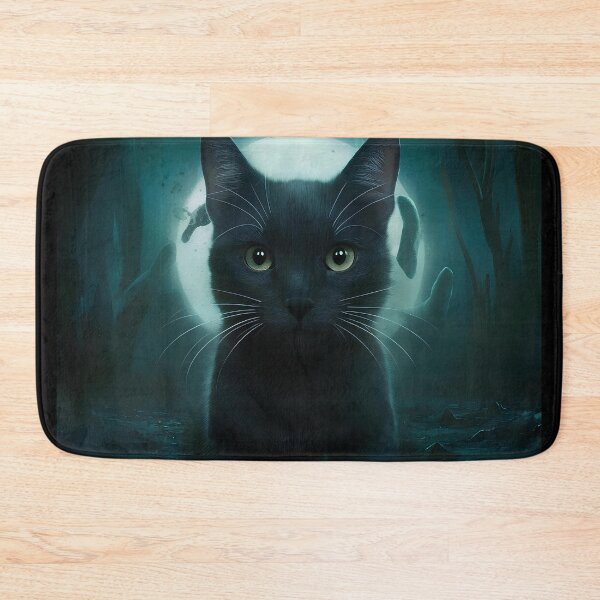 Item preview, Mysterious cat at night, illuminated by the moon designed and sold by Paul-Place.
