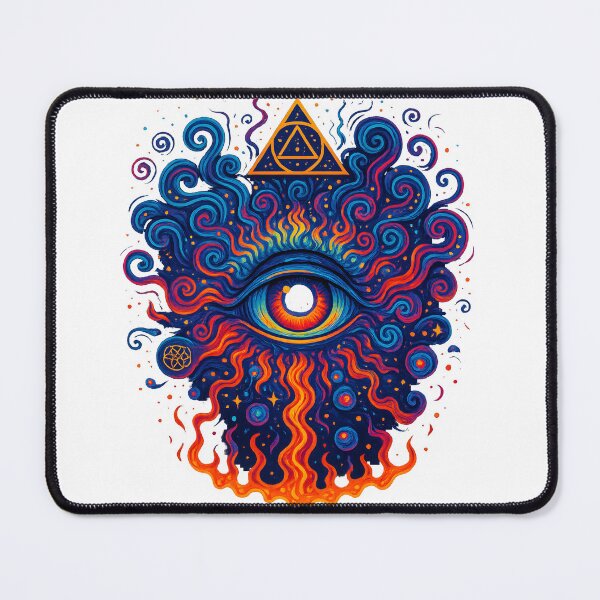 Item preview, Cosmic Vision – Psychedelic Third Eye Energy Burst designed and sold by sifo2024.