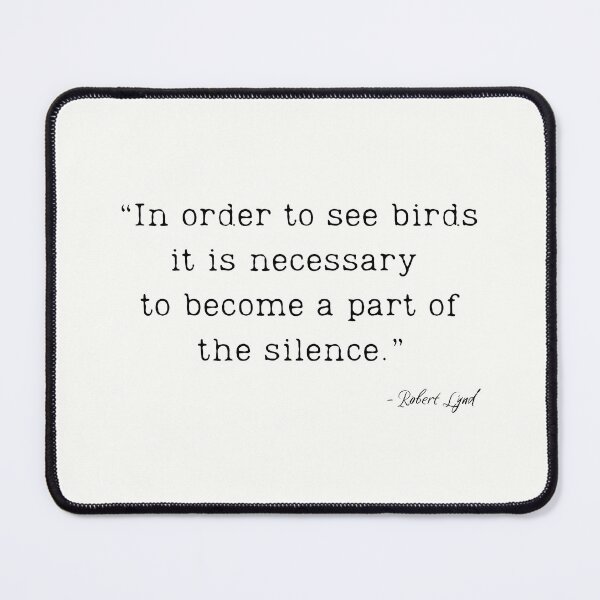 Item preview, A Quote about Silence by Robert Lynd designed and sold by Poemit.