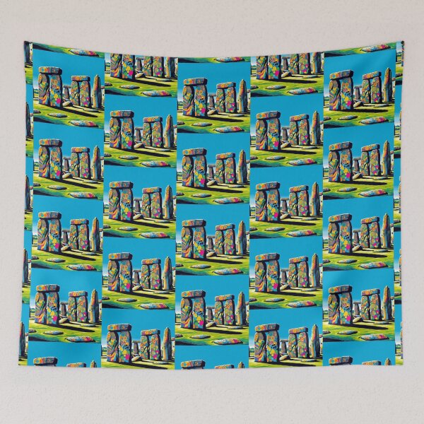 Item preview, Colorful Stonehenge Monuments designed and sold by Dogandesighn.
