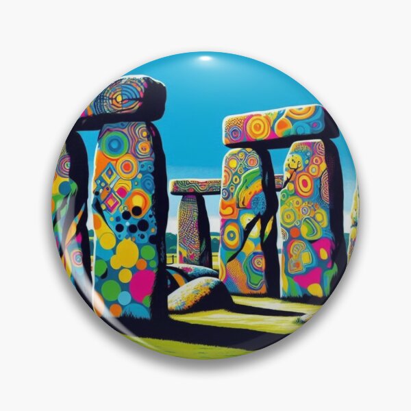 Item preview, Colorful Stonehenge Monuments designed and sold by Dogandesighn.