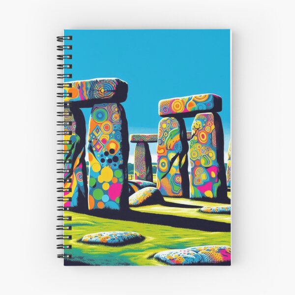 Item preview, Colorful Stonehenge Monuments designed and sold by Dogandesighn.