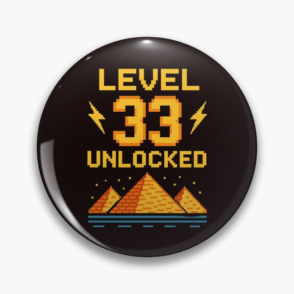 Item preview, Level 33 Unlocked designed and sold by FrameFlow.