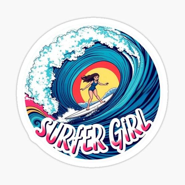 Aperçu de l'œuvre Fille surfeuse créée et vendue par JackFreestone.