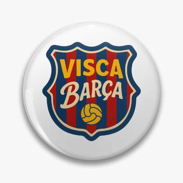 Item preview, FC Barcelona Visca Barca Badge designed and sold by abihooper.