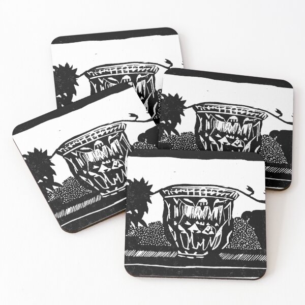 Item preview, Window View Lino Print designed and sold by kaynvas.