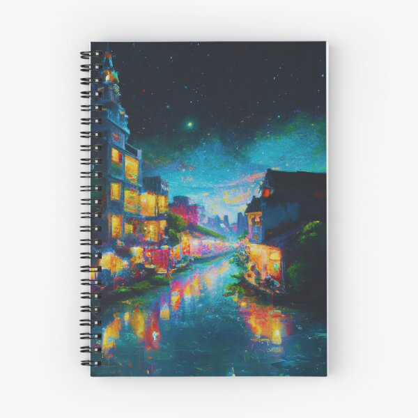 Item preview, The Starry Night of waterside ancient town designed and sold by MerryCrown.