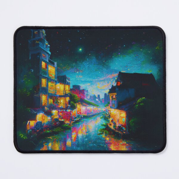 Item preview, The Starry Night of waterside ancient town designed and sold by MerryCrown.