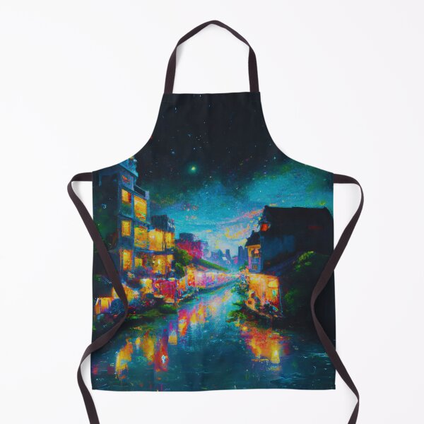 Item preview, The Starry Night of waterside ancient town designed and sold by MerryCrown.