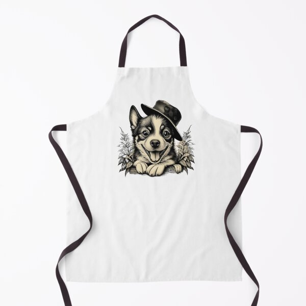 Item preview, A cute, smiling dog wearing a hat designed and sold by MagelliShop.