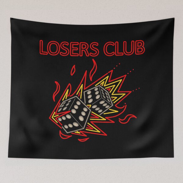Item preview, losers club - dices are burning neon style designed and sold by hayrpictures.