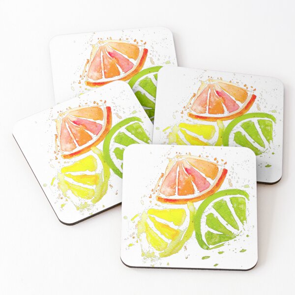 Item preview, Squeeze The Day Citrus Watercolour designed and sold by shannondoucette.