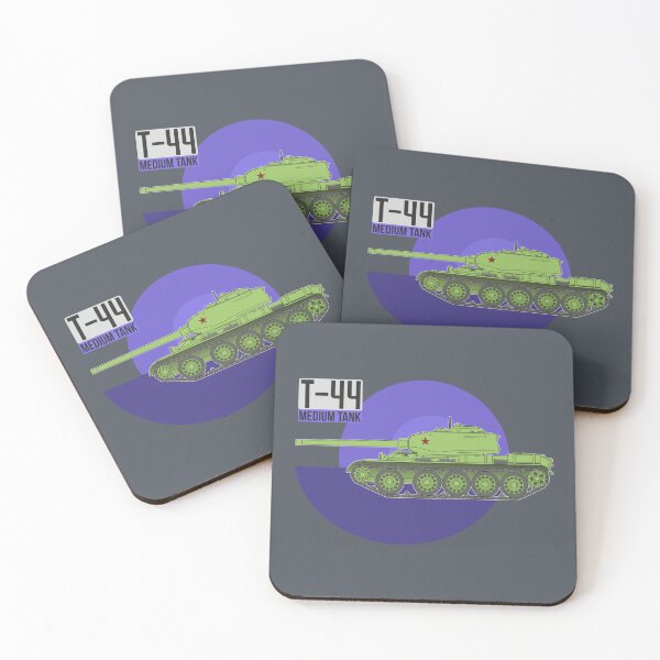 Item preview, T-44 Medium Tank Military Design, Soviet Green Tank, Purple Background designed and sold by FAawRay.