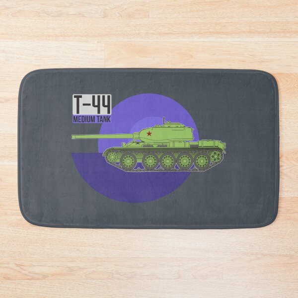 Item preview, T-44 Medium Tank Military Design, Soviet Green Tank, Purple Background designed and sold by FAawRay.