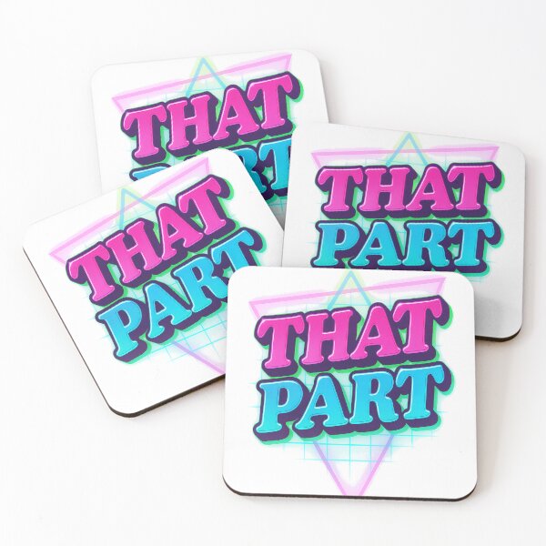Item preview, That Part - Retro Neon Attitude designed and sold by POD DYNASTY | Original Print On Demand T-Shirt Graphics.