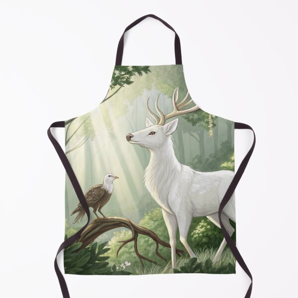 Item preview, White Deer and Hawk-Mystic Forest  designed and sold by Jimy11.