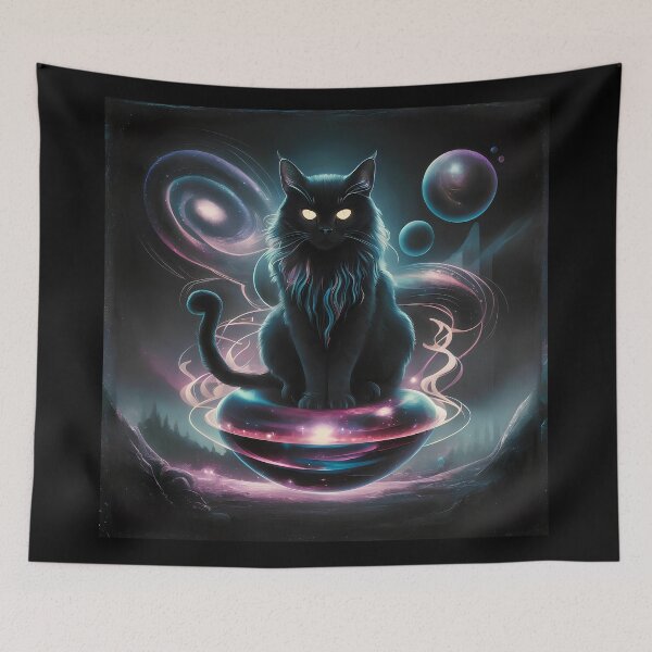 Item preview, Mysterious wandering cat among the stars designed and sold by Paul-Place.
