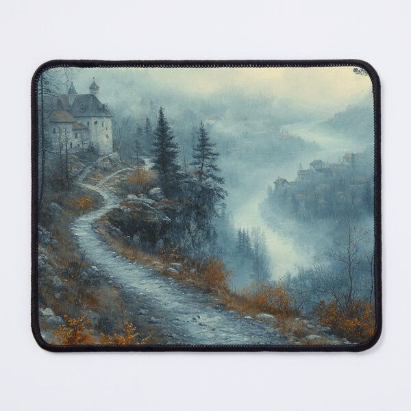 Item preview, Misty valley, painting style designed and sold by ArtNames.