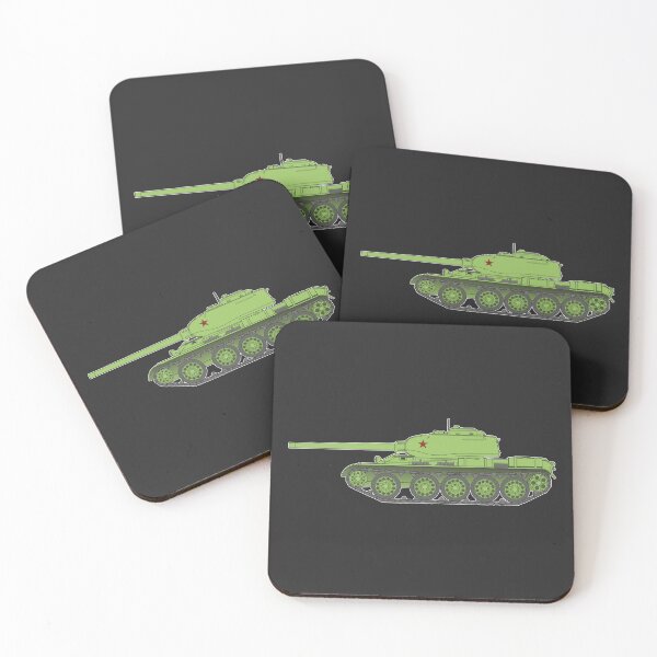 Item preview, T-44 Tank Side View Minimalist Art designed and sold by FAawRay.