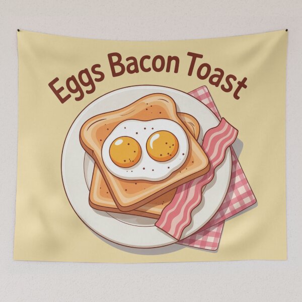 Item preview, Eggs Bacon Toast designed and sold by 123ks.