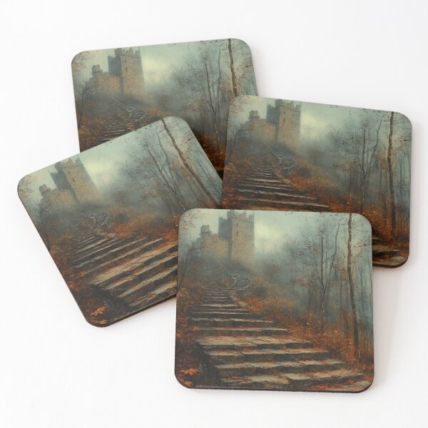Item preview, Stairs to the castle, painting style designed and sold by ArtNames.